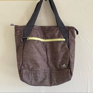 Adidas Gray Gym Shoulder Bag